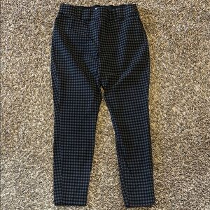 Maurices Women’s Black and Gray Checkered Dress Pants